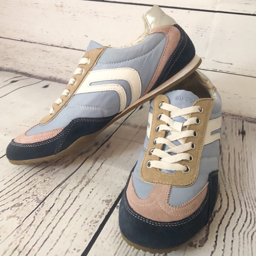 Geox Respira Suede Sneakers